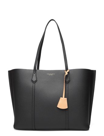 Tory Burch Perry Triple-Compartment Tote - Black - ONE SIZE
