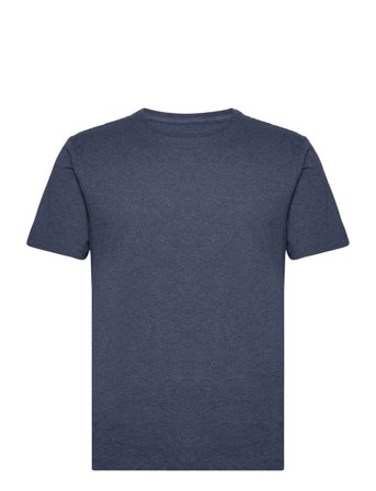 Knowledge Cotton Apparel Basic T-Shirt - Navy - M