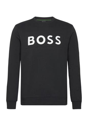 Salbo B Sweat-shirt Genser Svart BOSS*Betinget Tilbud