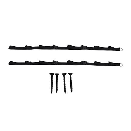 2 stk. Justerbare Campingstol Garage Vægopbevaringsstropper Multifunktionel Opbevaringsløsning