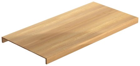 Lundbergs Premium 81633 Dobbelttrin 1200 × 590 × 8 mm, Trapper & rækværk