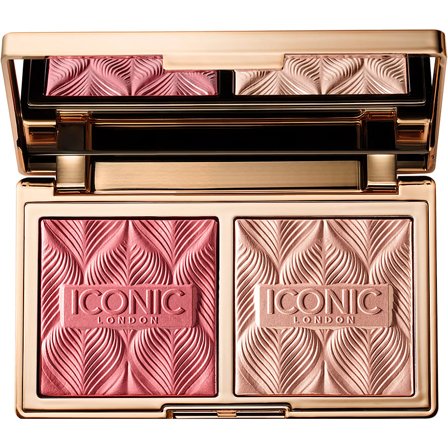 ICONIC LONDON Silk Glow Duo, Blush & Highlighter Rose Glow, Makeup, Ansigt, Highlighter