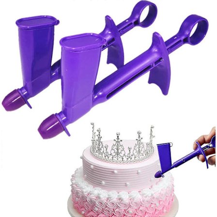 2 stk. Plast Perleapplikator Verktøy Sukkerperler Kakedekorasjon Rulleapplikator-mxbc