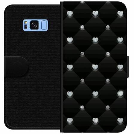 Samsung Galaxy S8 Plånboksfodral Bling Heart