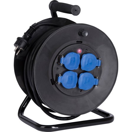 Gelia - KABELVINDA 25M JORD 3G1.5 Svart