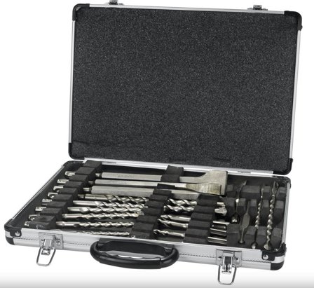 Makita D-19180 Bor- og meiselsett 15 deler, Maskintilbehør & forbruk