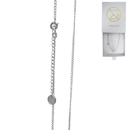 Fin kedja MADE IN FRANCE för graviditet bola-halsband eller långt halsband - äkta silverpläterad 10 mikron - 114cm - 1mm