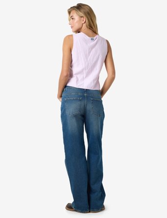 NOISY MAY Nmfrida S/L Tie Vest Wvn - Pink - XS