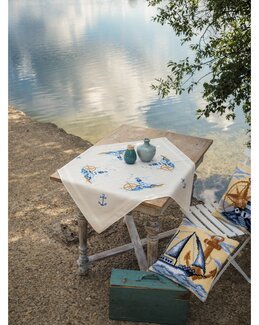 Stickpackung Tischdecke Der Leuchtturm