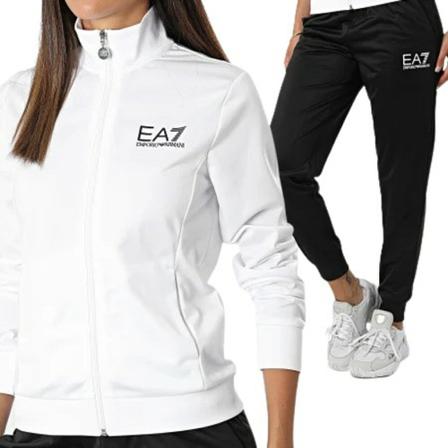 Emporio Armani Ea7, Training Sets Wit, Dames, Maat:S