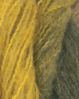 Garn Twisty Air 150g Gelbmeliert