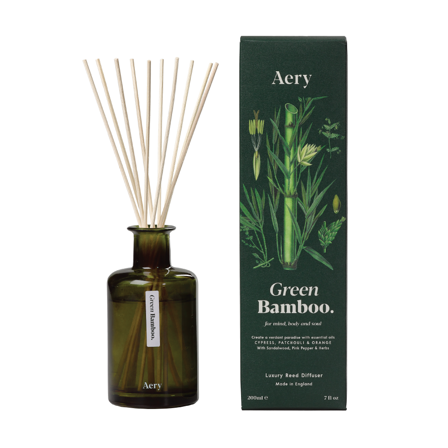 Aery Living Green Bamboo Diffuser, 200 ml