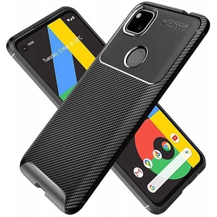 Google Pixel 4a 4G / LTE Iskunkestävä ohut kansi FullCarbon V4