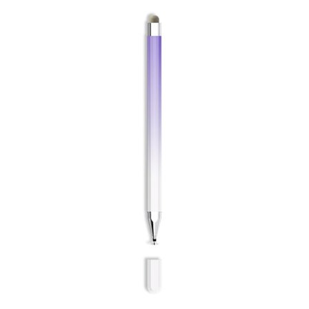 Vit-Lila Gradient 2-i-1 Kapacitiv Stylus Penna