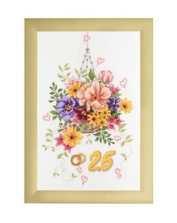 Broderikit Billede Blomster - Vervaco