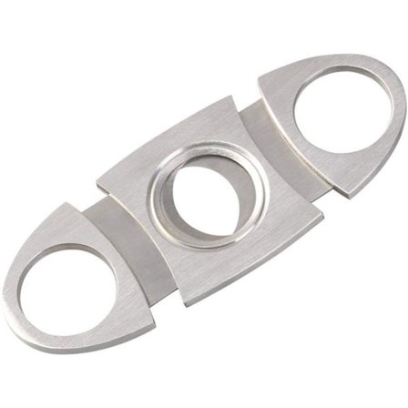 Cigar Cutter i Rustfrit Stål Lomme Cigar Værktøj Dobbelt Guillotine