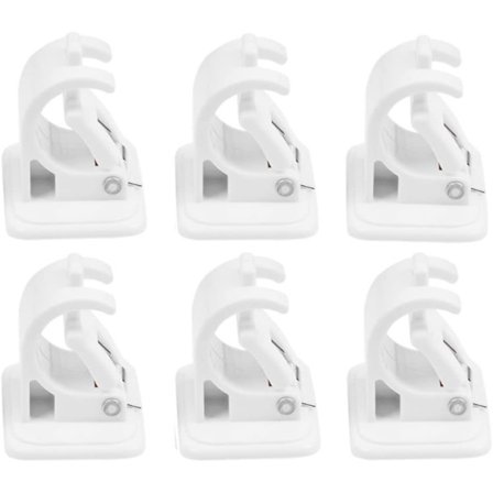 Självhäftande gardinstångskrokar 6 st självhäftande gardiner