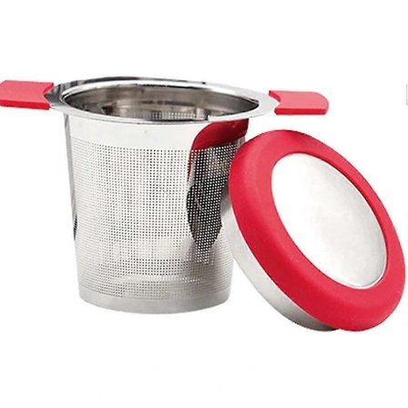Premium te-si i rustfrit stål, isoleret silikonehåndtag, tebrygger, husholdningskøkkentilbehør, tefilter til hjemmet, kontoret, filter, sødt design