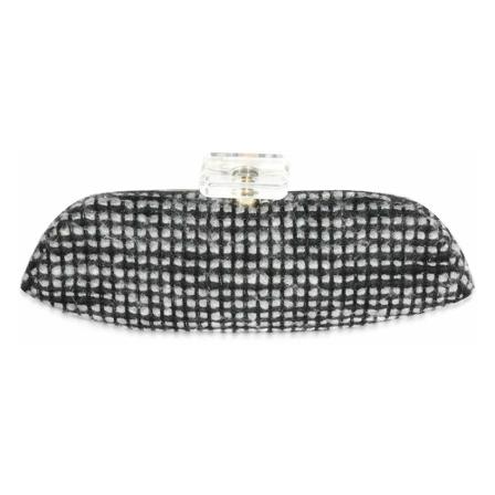 Chanel Vintage Clutches , Grijs , Dames , Maat: ONE Size Vintage Tassen
