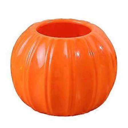 Keraaminen kurpitsanmuotoinen allas kukkaruukku kodin pöydän keskipiste oranssi 14.00X14.00X11.00CM koristeellinen 1 setti