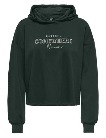 Onpgo Life Hood Ls Ds Short Brush Swt Green Only Play