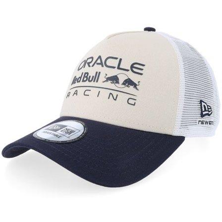 New Era - Motor Beige trucker Keps - Red Bull F1 26 Seasonal Stone/Navy A-frame Trucker @ Hatstore