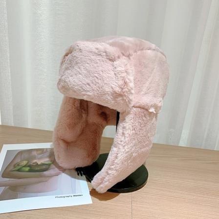Hatt for kvinner, lynhette for menn, vinterlue, kald lue, vintersykling