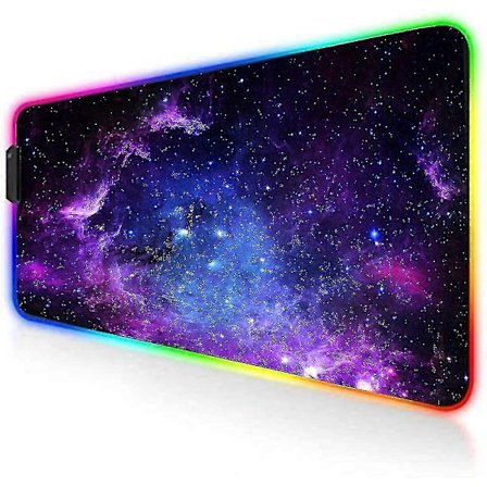 Gaming Musemåtte - Stor Xxl Musemåtte 800x300mm, 14 Modes LED Belyst Musemåtte, Non