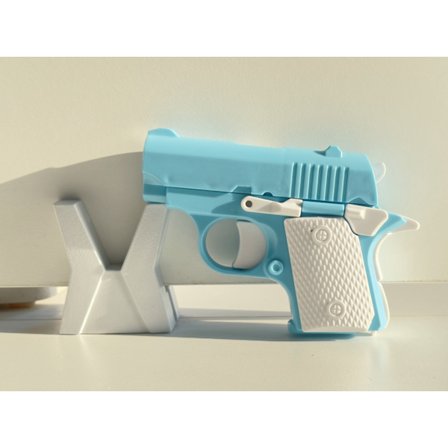 Mini 1911 3D-printet Fidget Gun Legetøj - Stress Relief ABS-plastikgave til børn