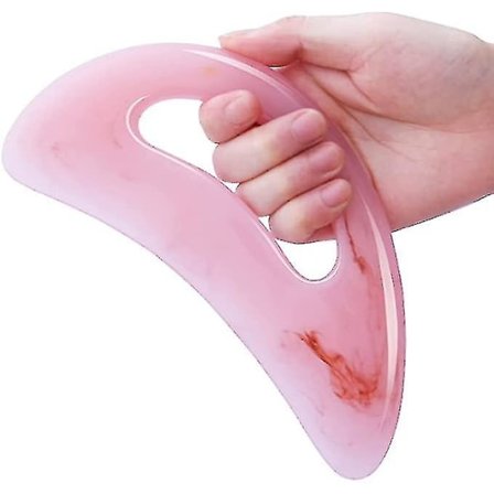 Toldfrit salg Guaysand massageværktøj Harpiks med håndtag Stor lymfedrænage massage Guaysand skrabeværktøj Kropsskulptur anti fedtværktøj