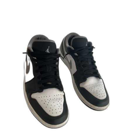 Jordan 1 black White grey low.