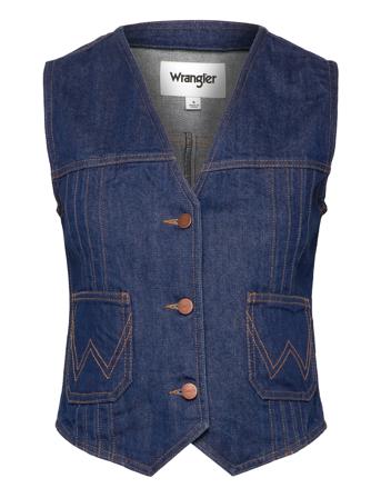 Femme Vest Blue Wrangler