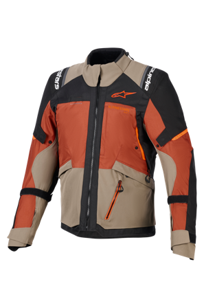 Alpinestars Andes V4 Drystar MC-Jacka Valnöt/Rostsvart S