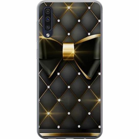 Samsung Galaxy A50 Mjukt Skal - Gyllene Rosett