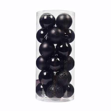 24 stk. Julekuler Dekorative Fortykning Knusesikre Festlige Rekvisitter Elektrobelagte Perlemors Kuler Anheng Til Jul