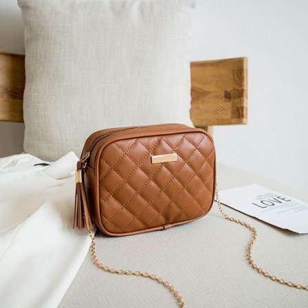 Messenger Bag Dame Skulderveske BRUN