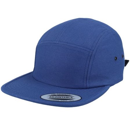 Yupoong - Blå 5panel Keps - Seablue Classic Jockey 5-Panel @ Hatstore