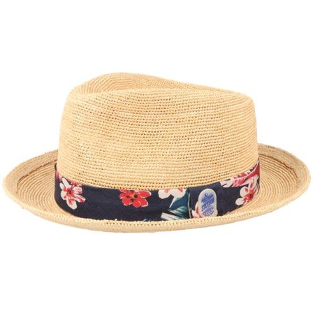 Stetson - Beige straw Hatt - Player Crochet Straw Hat @ Hatstore