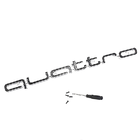 Cool Quattro -logon tarra, auton etus leik n koriste Aud-i A6 A7:lle
