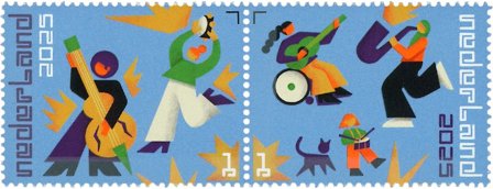 Holland - Nyt hollandsk design: Musik - Postfrisk sæt 2v