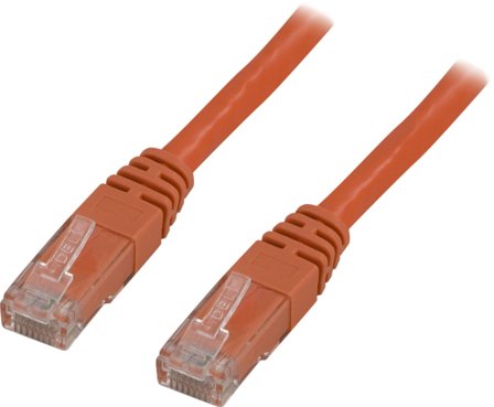 Deltaco UTP Cat.6 patchkabel 1m, orange