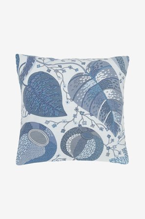 Svanefors - Pudebetræk A&E - Blå - Pyntepuder & pudebetræk - 45X45 - Fra Homeroom