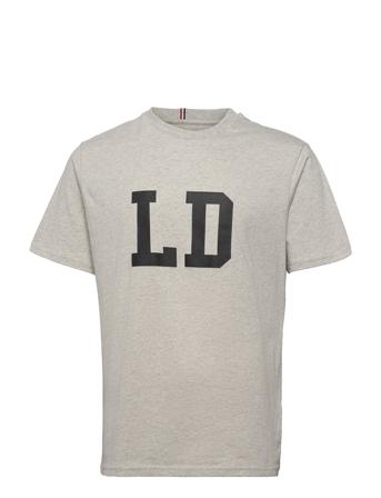 Ld T-Shirt T-shirts Short-sleeved Harmaa Les Deux