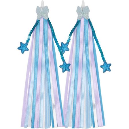 Cykelstreamere, cykelkvaster til børn, cykelstyrstreamere farverige bånd