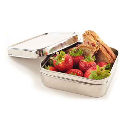 Ecolunchbox Solo Cube eating utensils Metal OneSize
