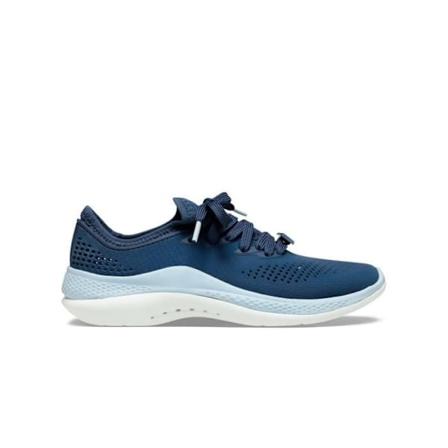Damesneakers - CROCS - LiteRide 360 Pacer - Navy/Blågrå - Snørebånd - Syntetisk - Flad Marinblå/blågrå 39