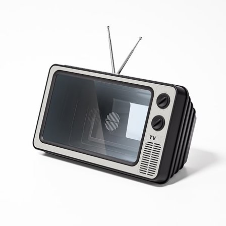Mobiltelefon Skärmförstorare 3D Videoförstorare - En Kreativ Retro TV Prydnad för Att Titta på TV-program och Maratontittande