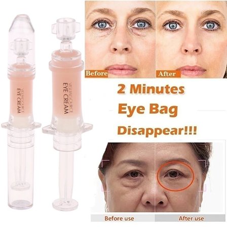 Fjern øyebagger øyeblikkelig øyekrem mørke ringer øyeserum anti-rynke fine linjer øyeglede Boost Serum Løft Stram hudpleie
