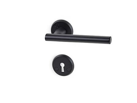 Dørvrider Lyon Innvendig Sort Aluminium