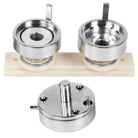 Utbytbar form i aluminiumlegering för 32 mm knappmaskin